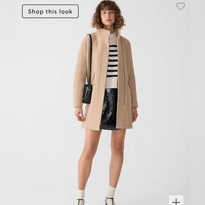J Crew Stadium Cloth Cocoon Coat
